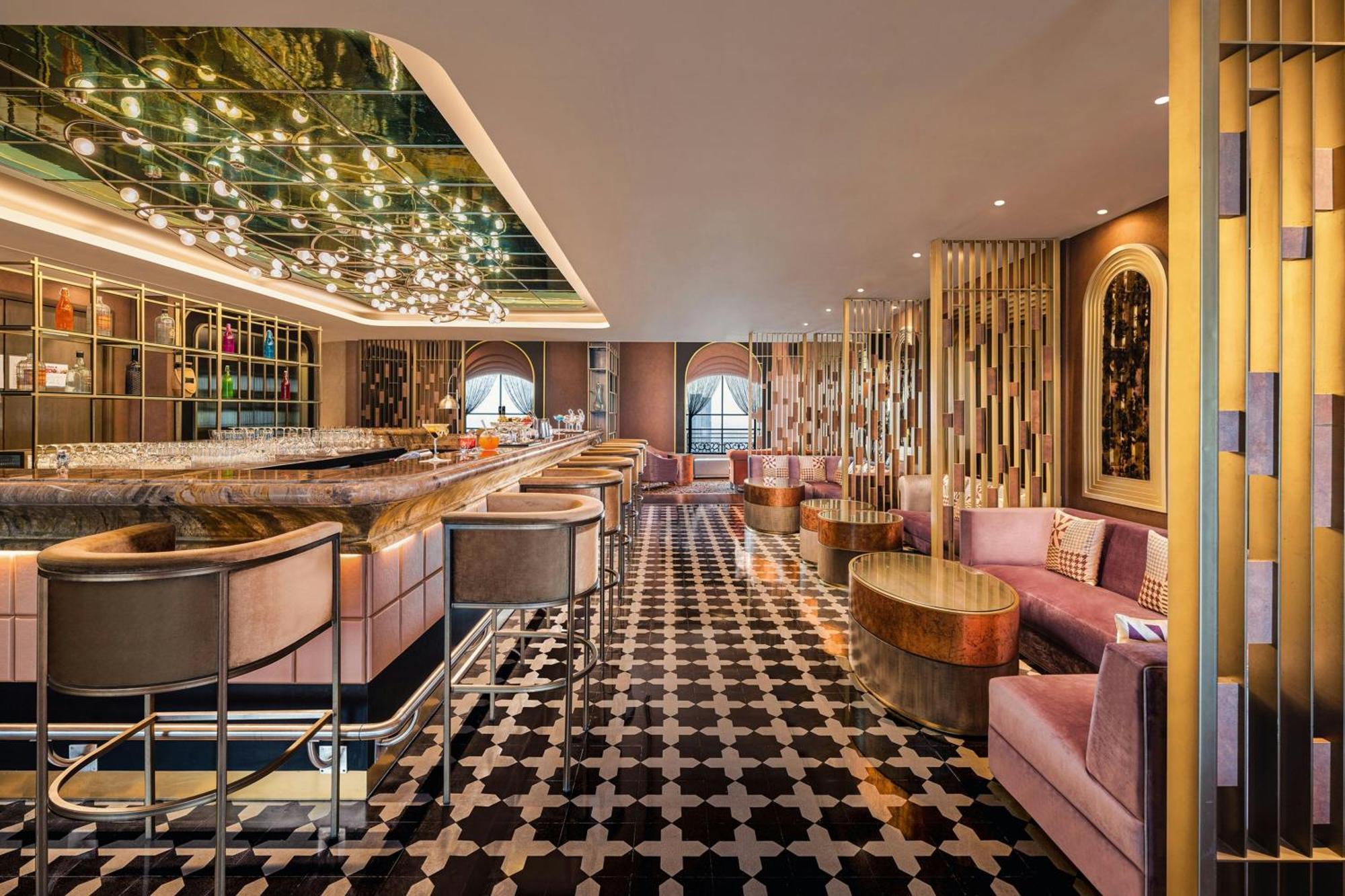 Itc Royal Bengal, A Luxury Collection Hotel, Колката Екстериор снимка The interior of the bar